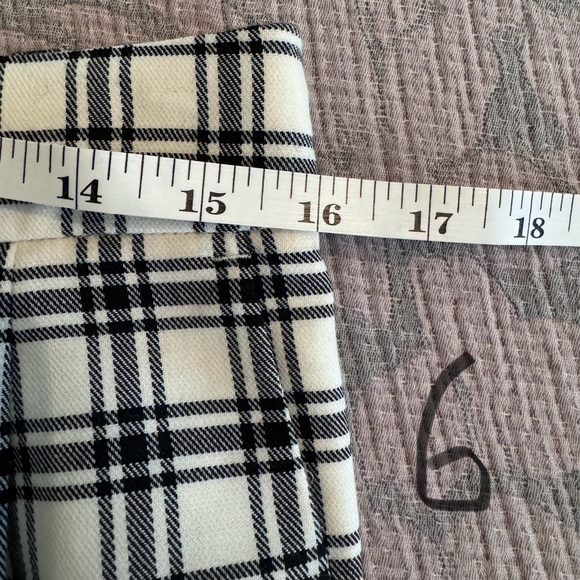 NWT JCrew Collection wide-leg essential pant in plaid Italian city wool blend - Picture 6 of 9